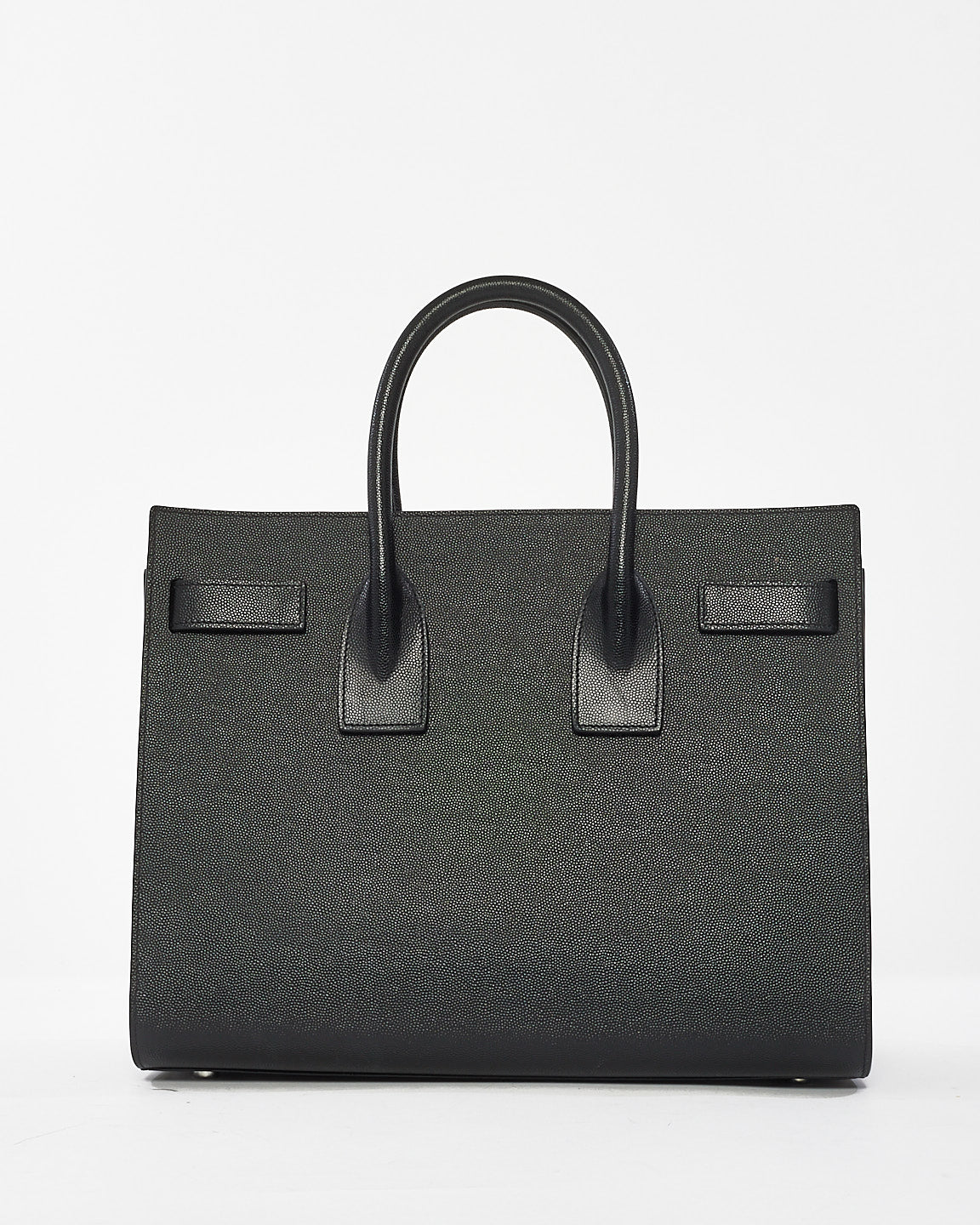 Saint Laurent Black Leather Large Sac du Jour Bag