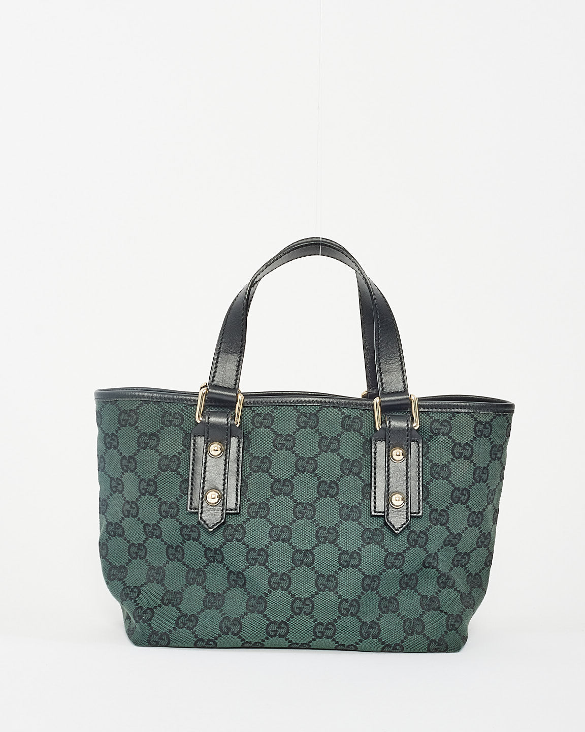 Mini sac fourre-tout en toile monogramme vert Gucci