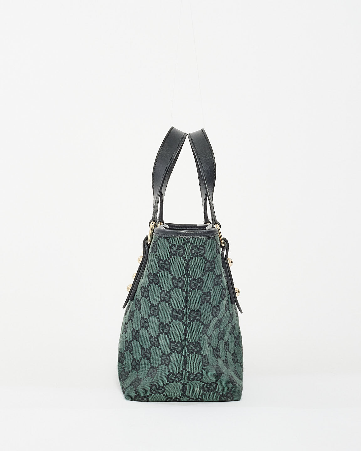 Mini sac fourre-tout en toile monogramme vert Gucci