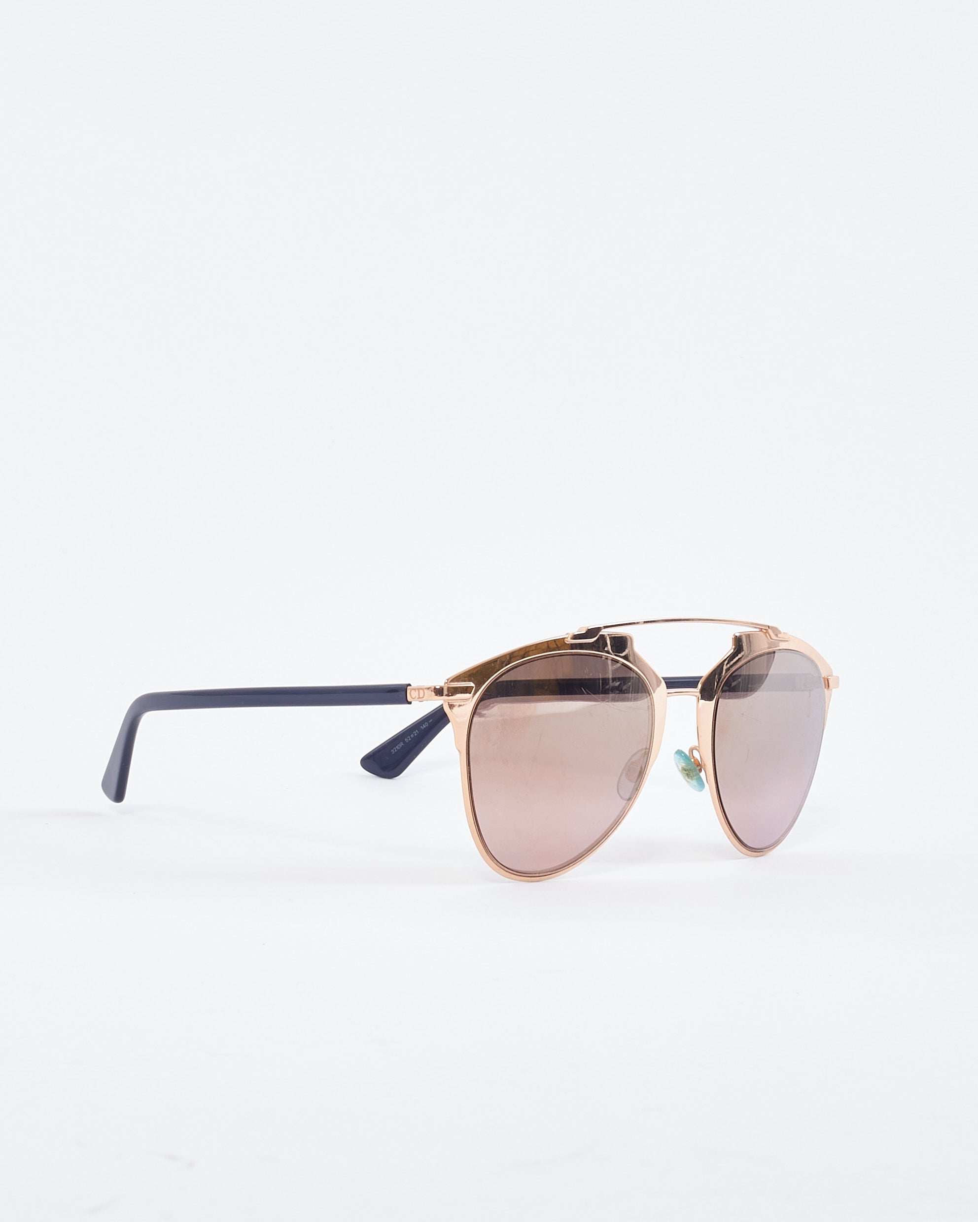 Buy Dior Rose Gold Blue So Real Sunglasses Authenticated Pre Owned RETYCHE