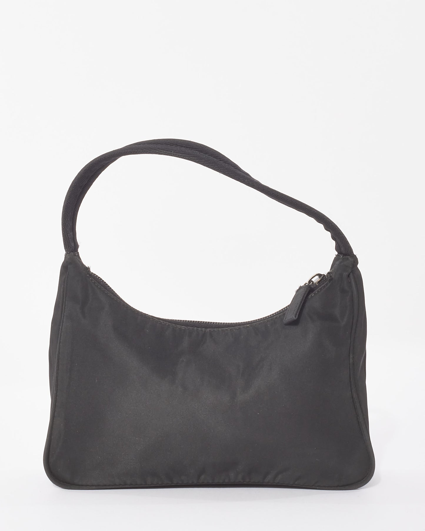 Prada Vintage Sac Hobo Tessuto En Nylon Noir 