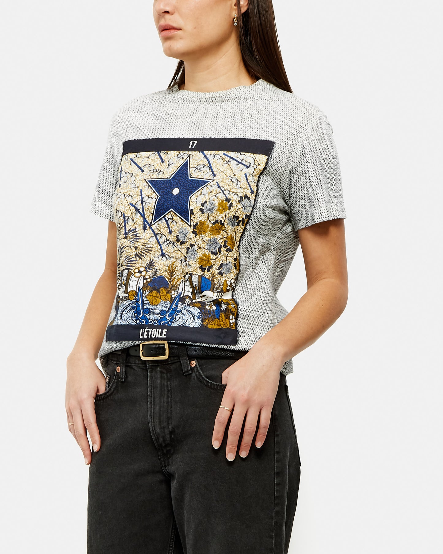 Dior White/Blue L'Étoile T-Shirt - S