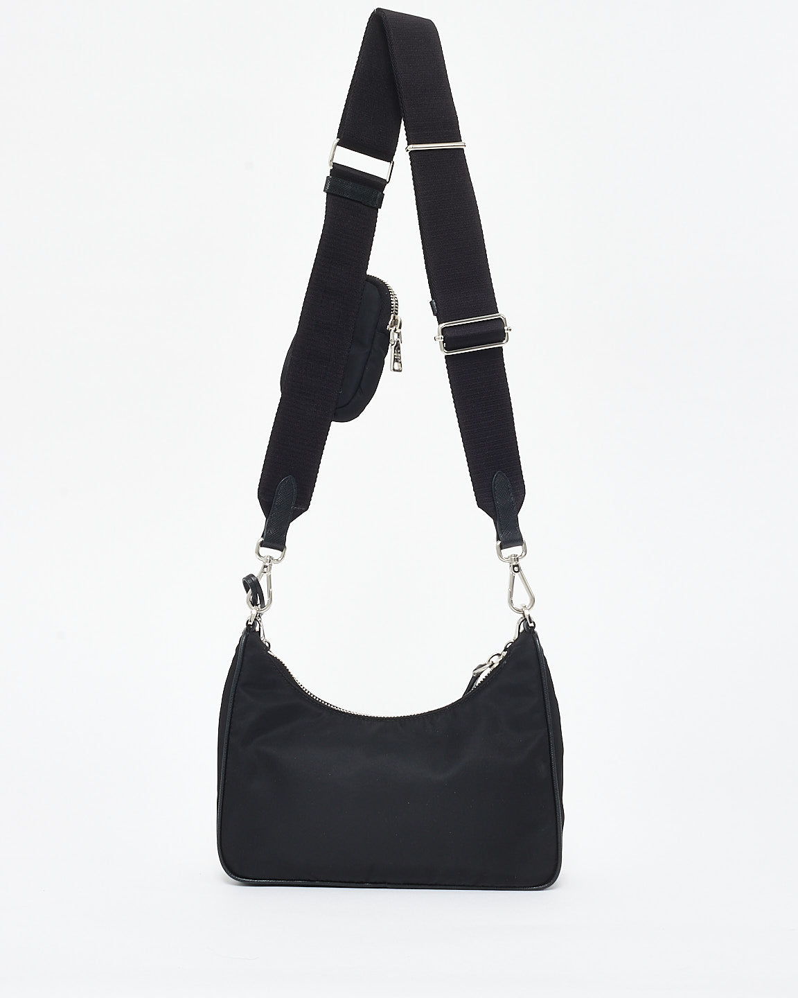 Prada Black Nylon Re Edition 2005 Crossbody Bag