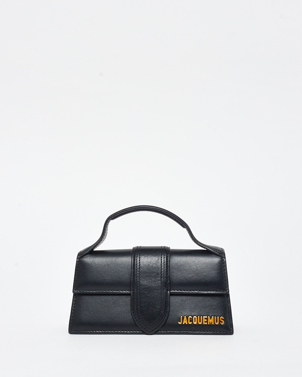 Jacquemus Black Leather Mini Le Bambino Bag