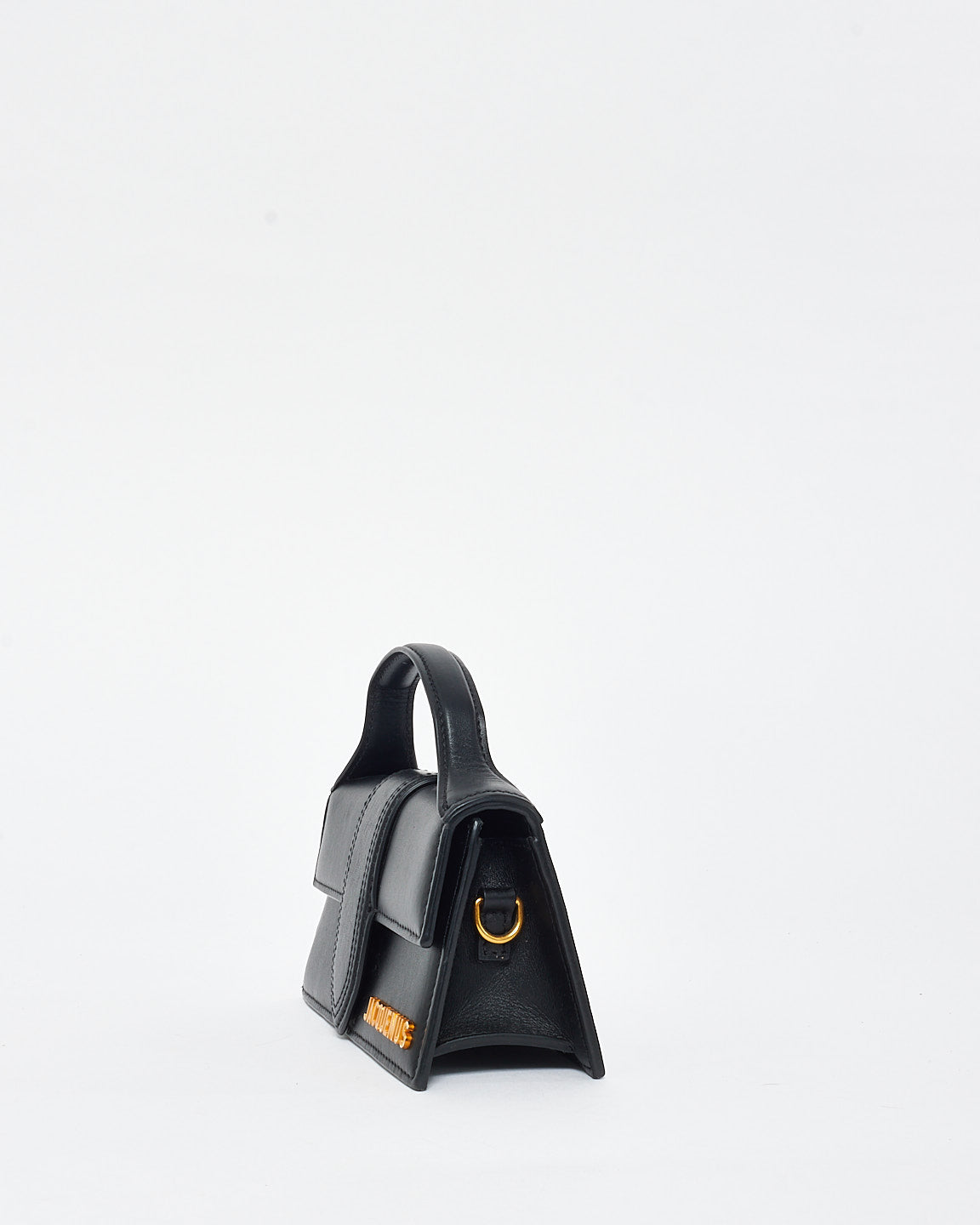 Jacquemus Black Leather Mini Le Bambino Bag