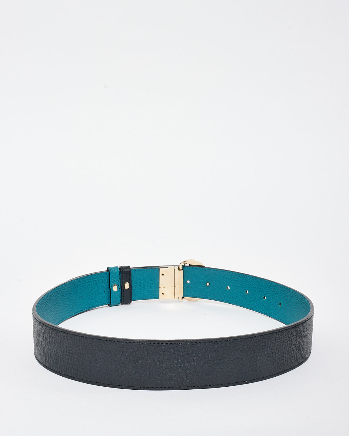 Gucci Light & Dark Blue Reversible Belt - 90/36