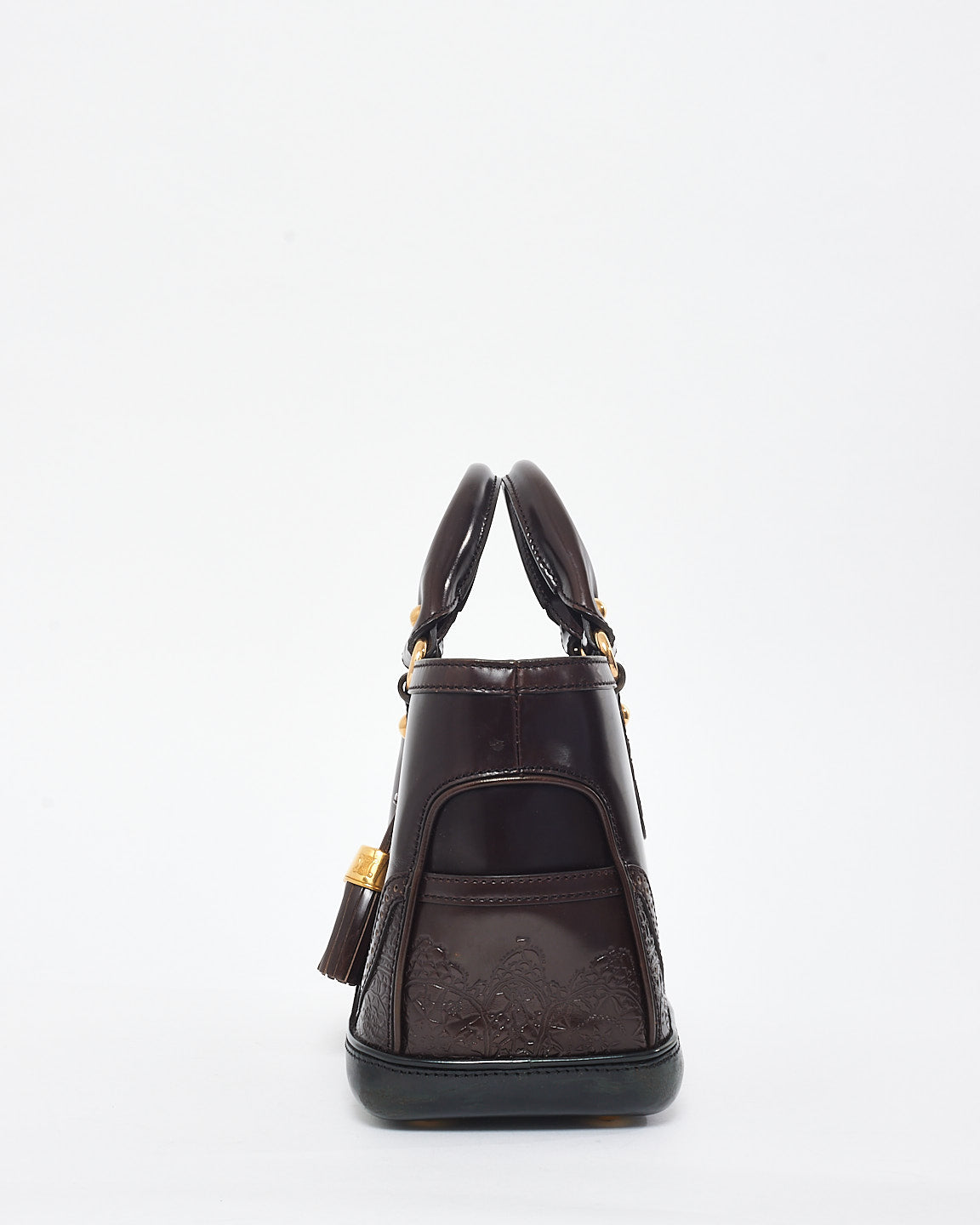 Celine Vintage Dark Brown Leather Boogie Bag