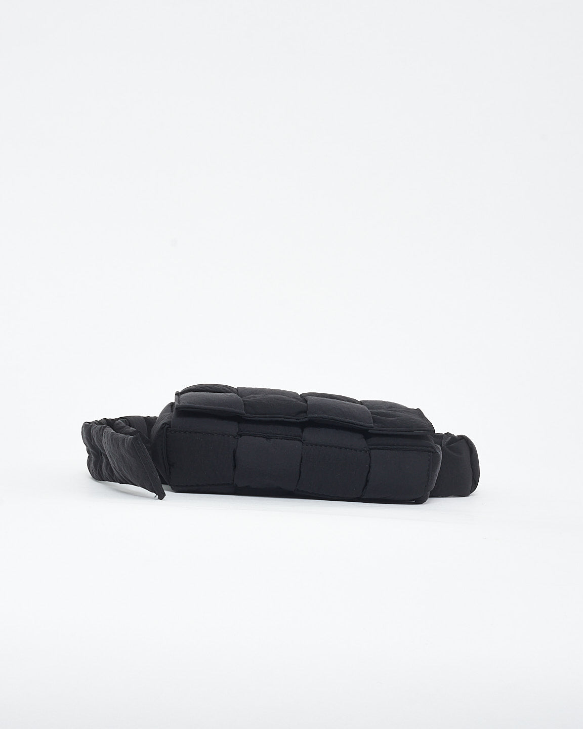 Bottega Veneta Black Nylon Mini Cassette Belt Pouch