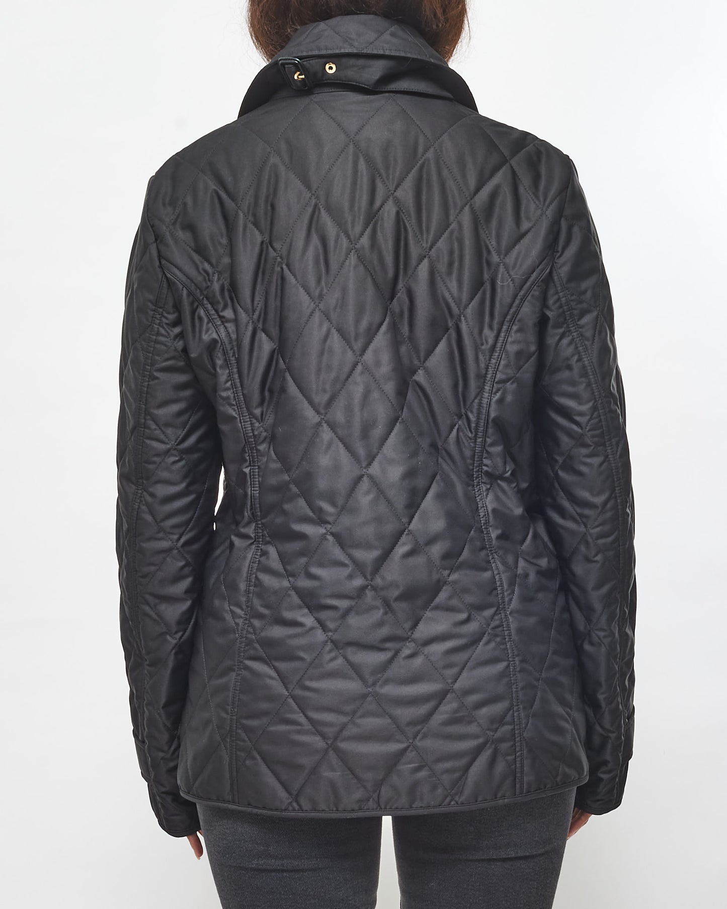 Burberry Black Quilted Nylon Jacket - L