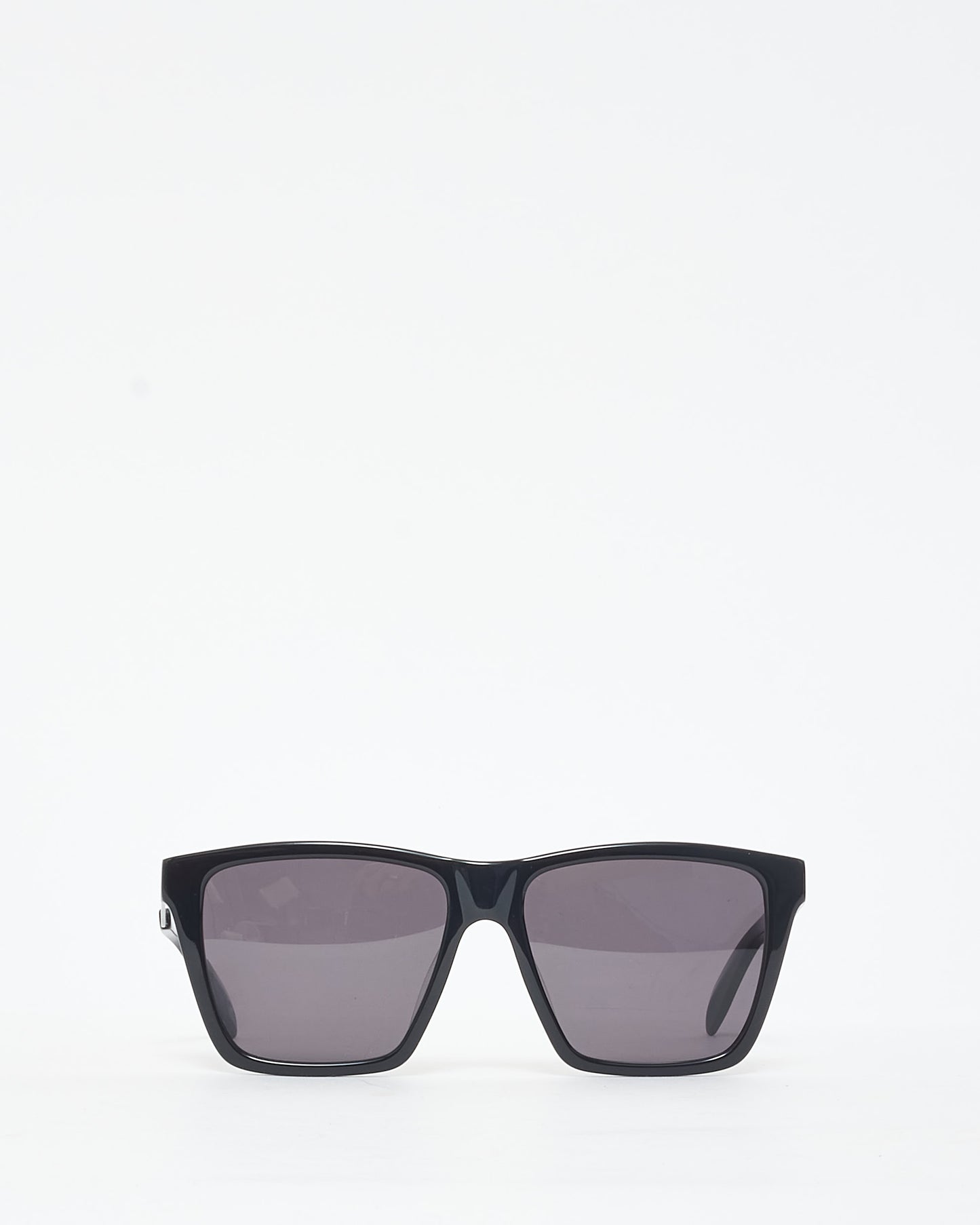 Alexander McQueen Black Grafiti Logo Wayferer Sunglasses