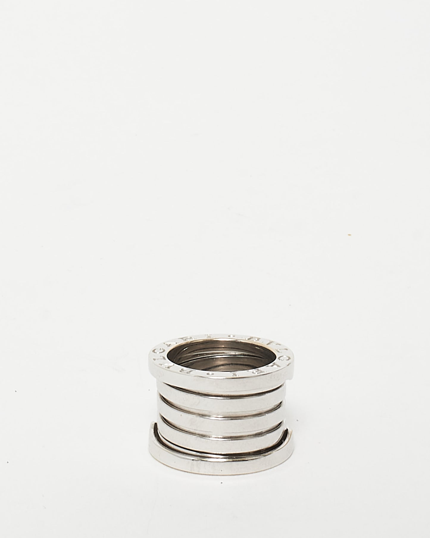 Bvlgari Silver White Gold B-Zero Ring - 3