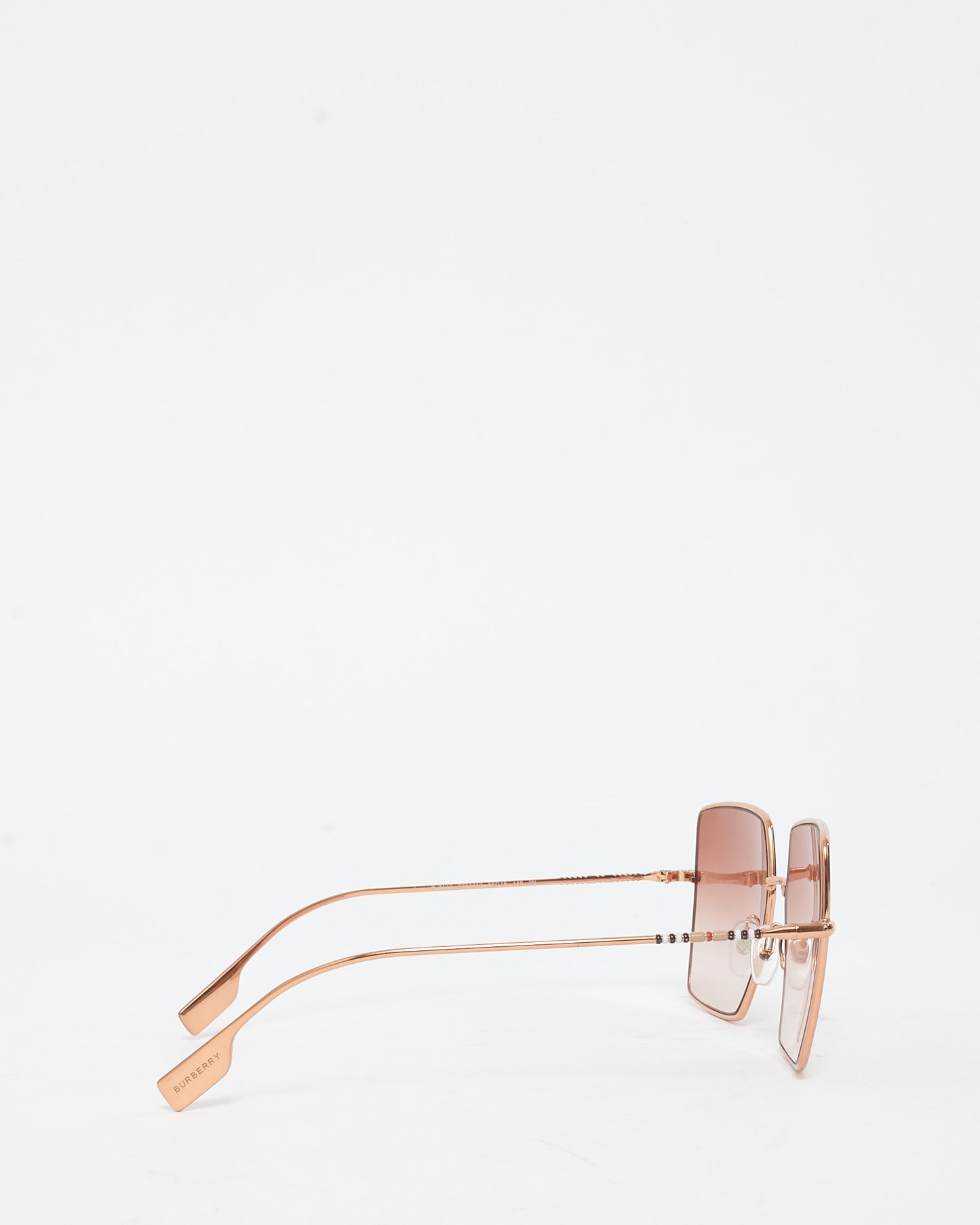 Burberry Rose Gold Oversized Square Frame B.3133 Sunglasses