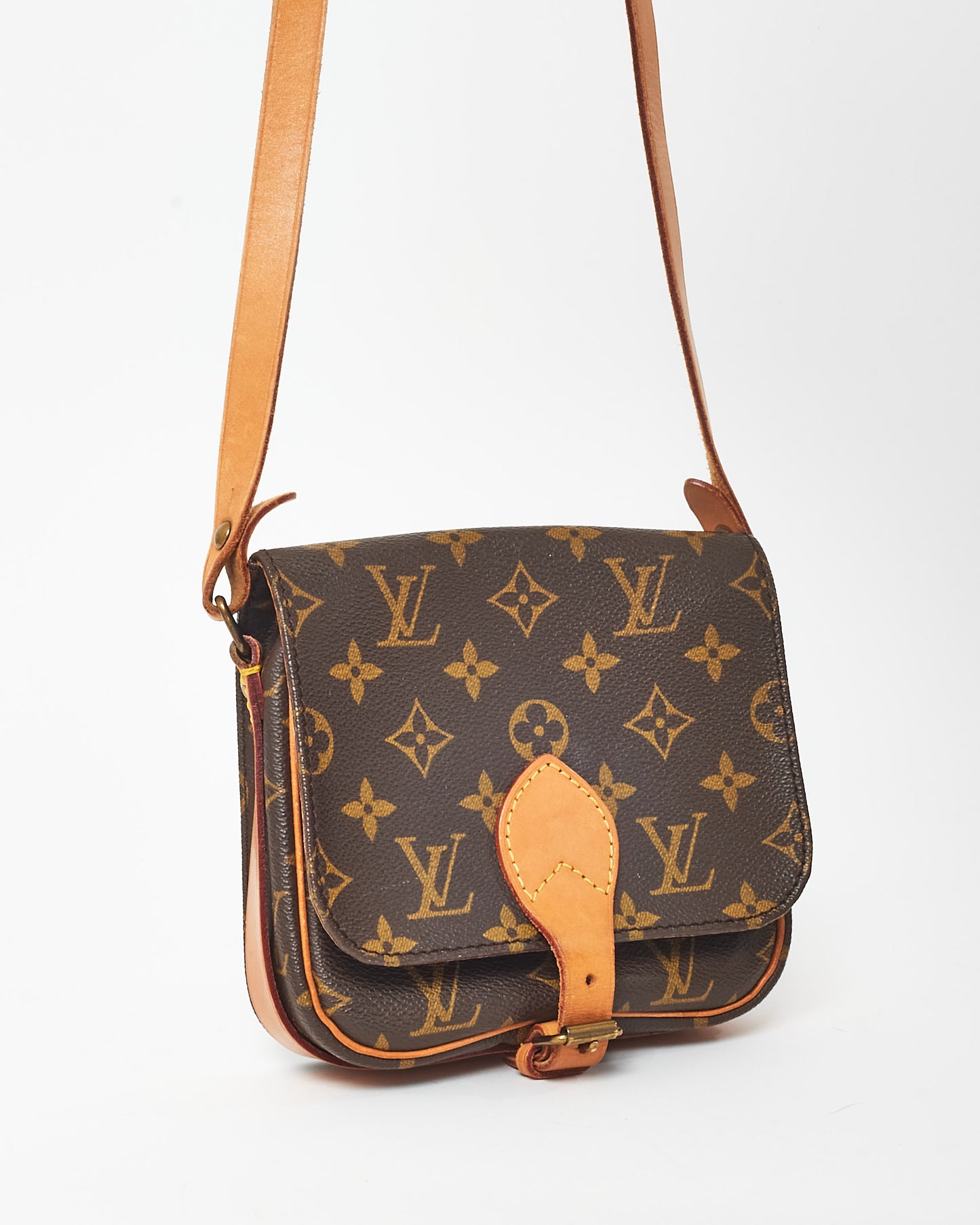 Louis Vuitton Vintage Monogram Mini Cartouchiere Crossbody Bag