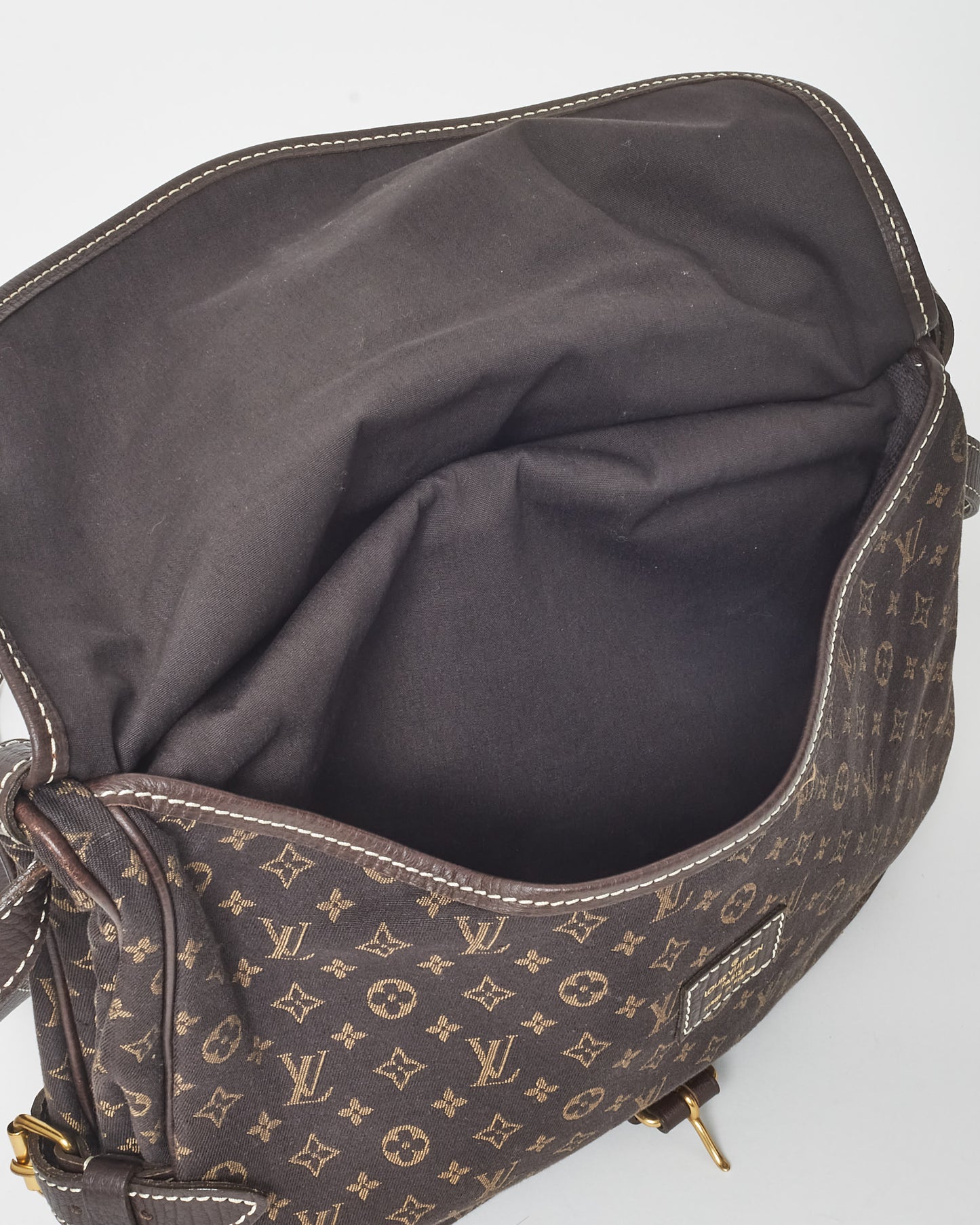 Louis Vuitton Brown Monogram Mini Lin Samur 30 Crossbody