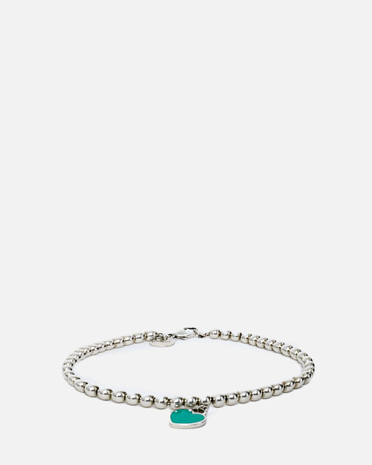 Tiffany & Co. Blue Heart Tag Beaded Bracelet