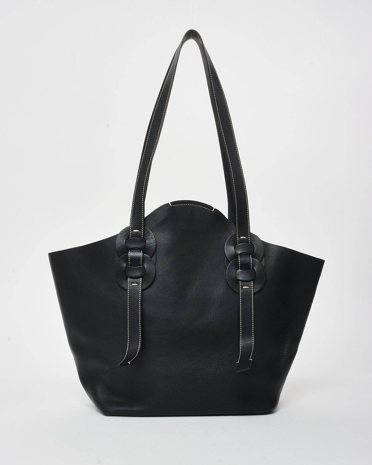 Chloe Black Leather Darryl Shoulder Bag