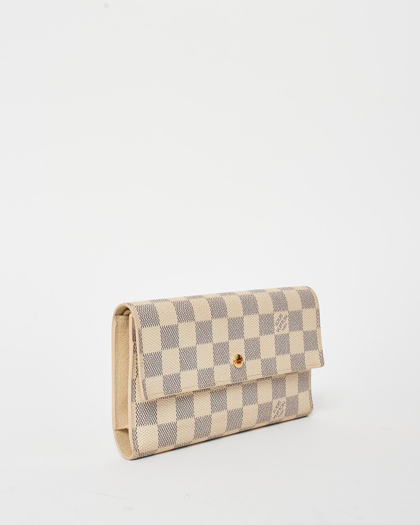 Louis Vuitton Damier Azur Coated Canvas Bifold Flap Wallet