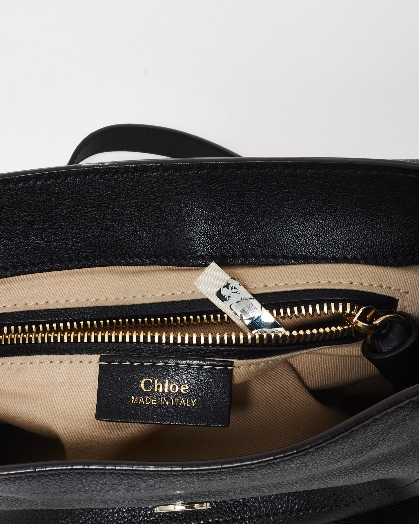 Chloé Black Suede & Calfskin Small Faye Backpack