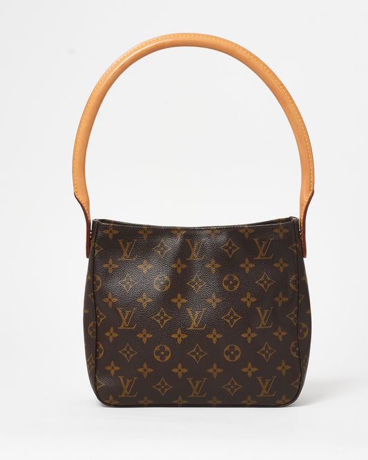 Louis Vuitton Monogram Coated Canvas MM Looping Bag