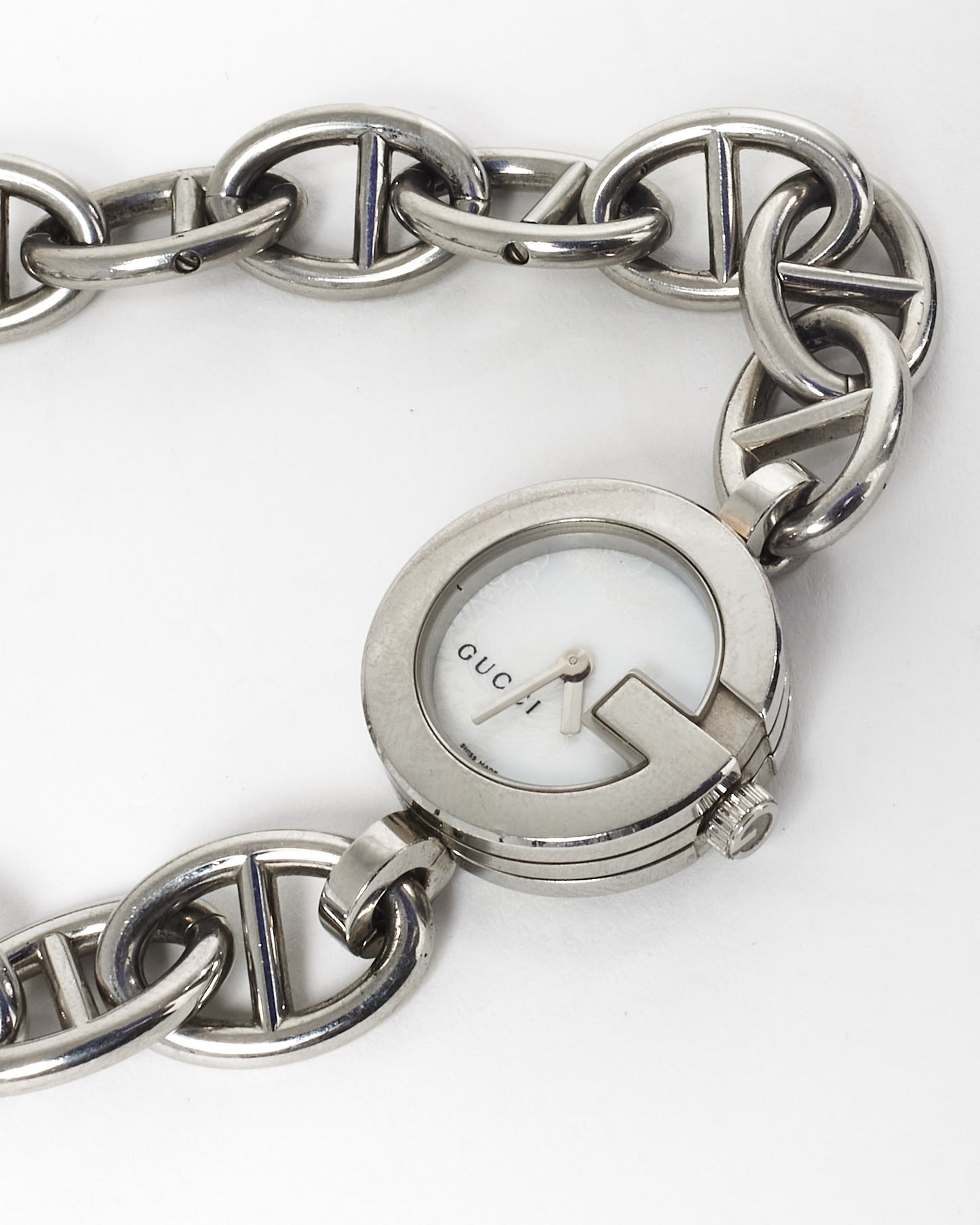 Gucci Silver Link Bracelet 20MM Watch