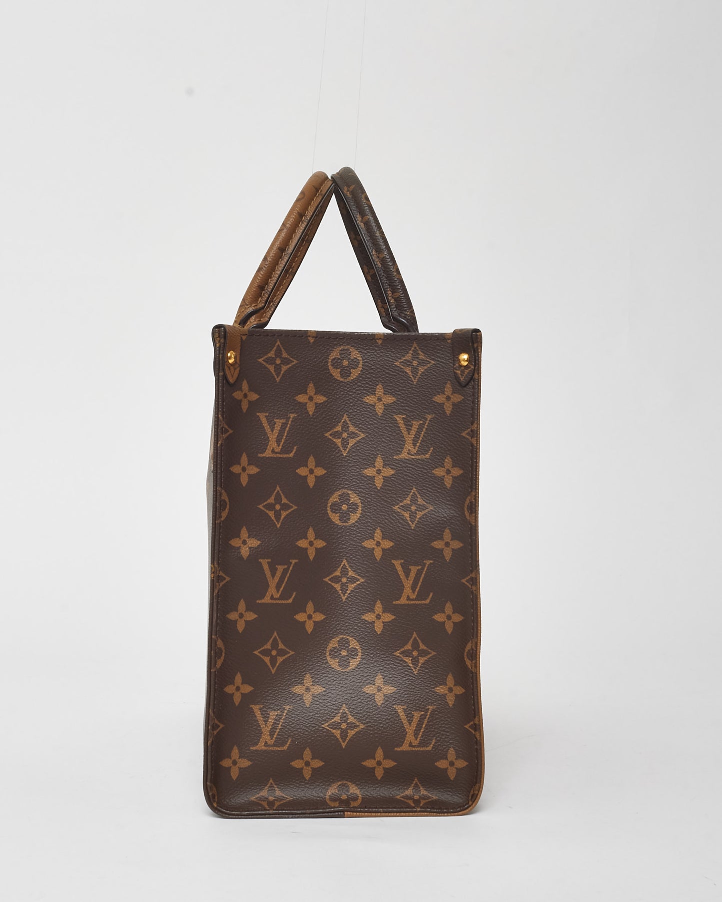 Louis Vuitton Giant Reverse Monogram Coated Canvas MM On The Go Tote Bag