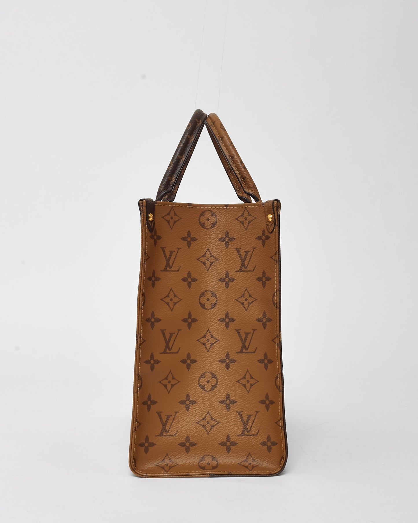 Louis Vuitton Giant Reverse Monogram Coated Canvas MM On The Go Tote Bag