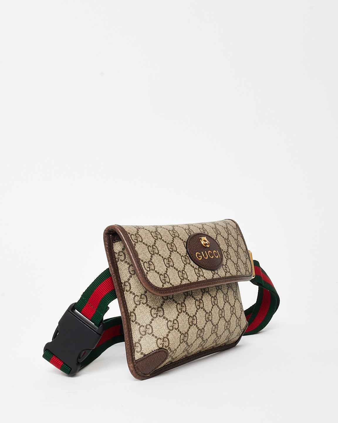 Gucci Monogram Coated Canvas GG Supreme Belt Bag