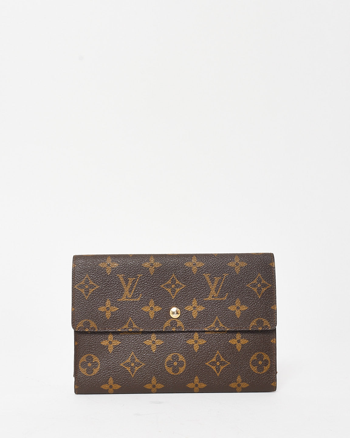 Louis Vuitton Vintage Monogram Canvas Flap Wallet