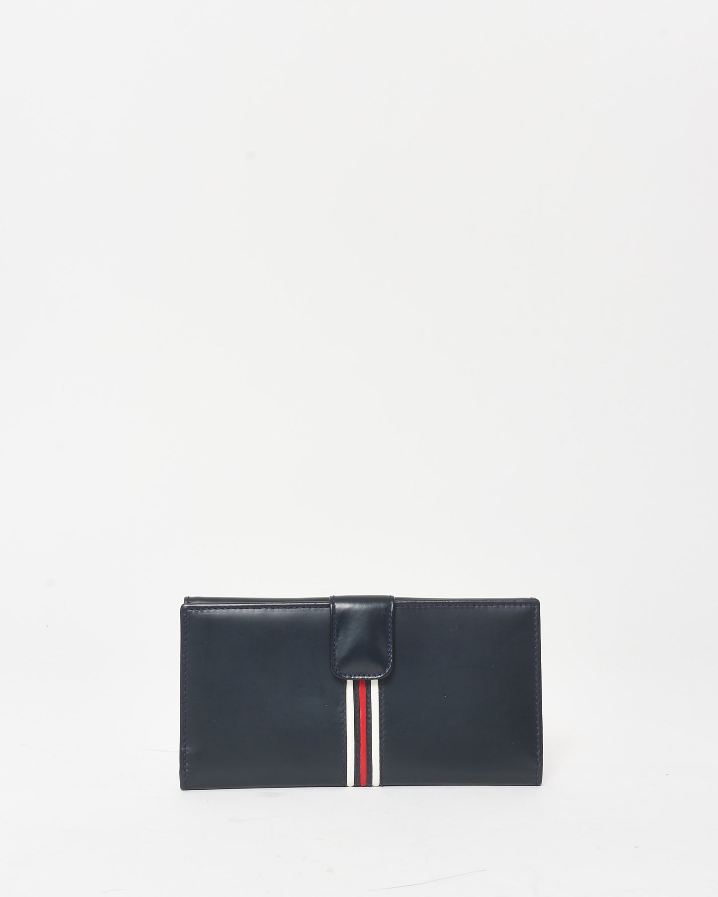 Gucci Black Smooth Leather Vintage Wallet