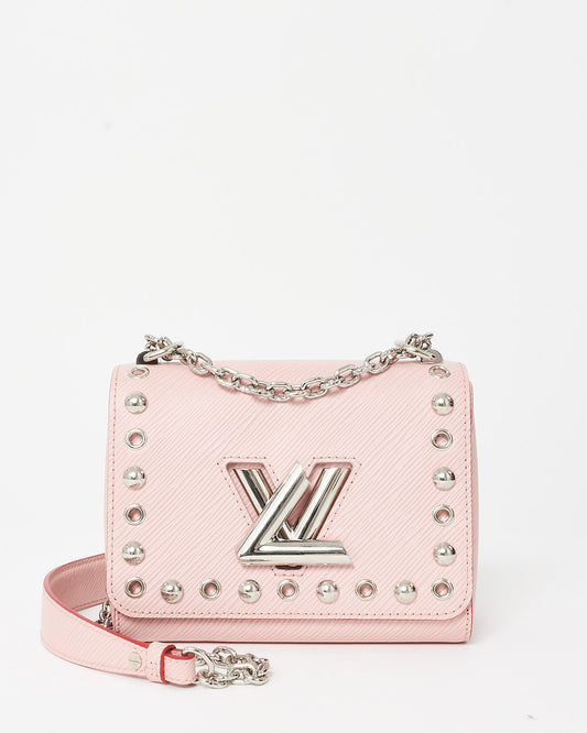 Louis Vuitton Pink Epi Leather Studded Twist Crossbody Bag