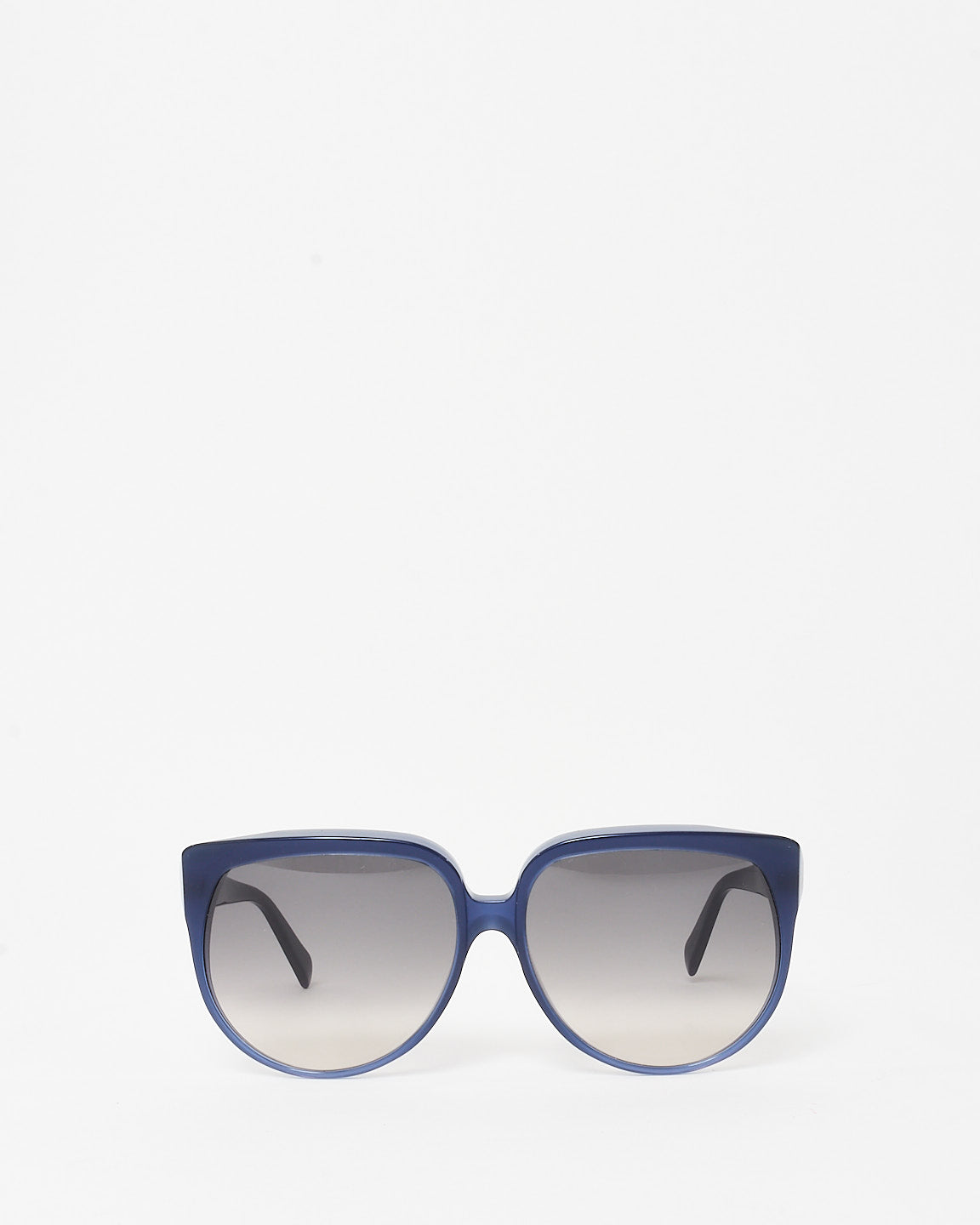 Celine Blue Acetate Oversized Round Sunglasses