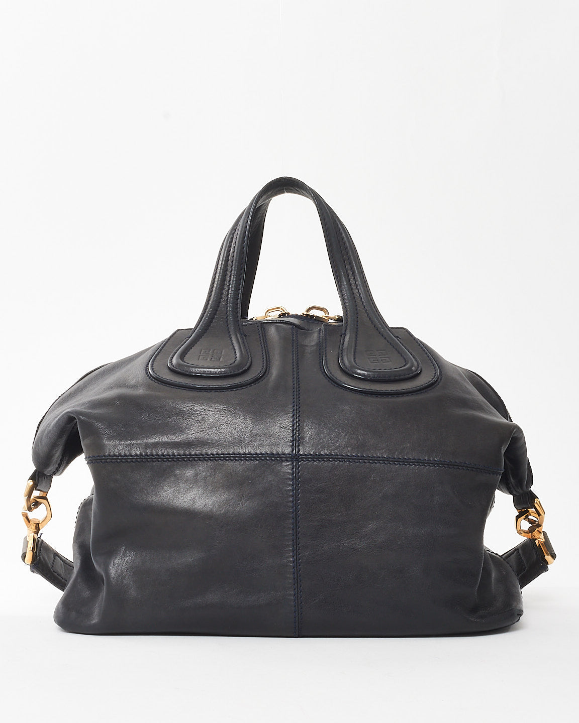 Givenchy Black Leather Medium Nightingale Shoulder Bag