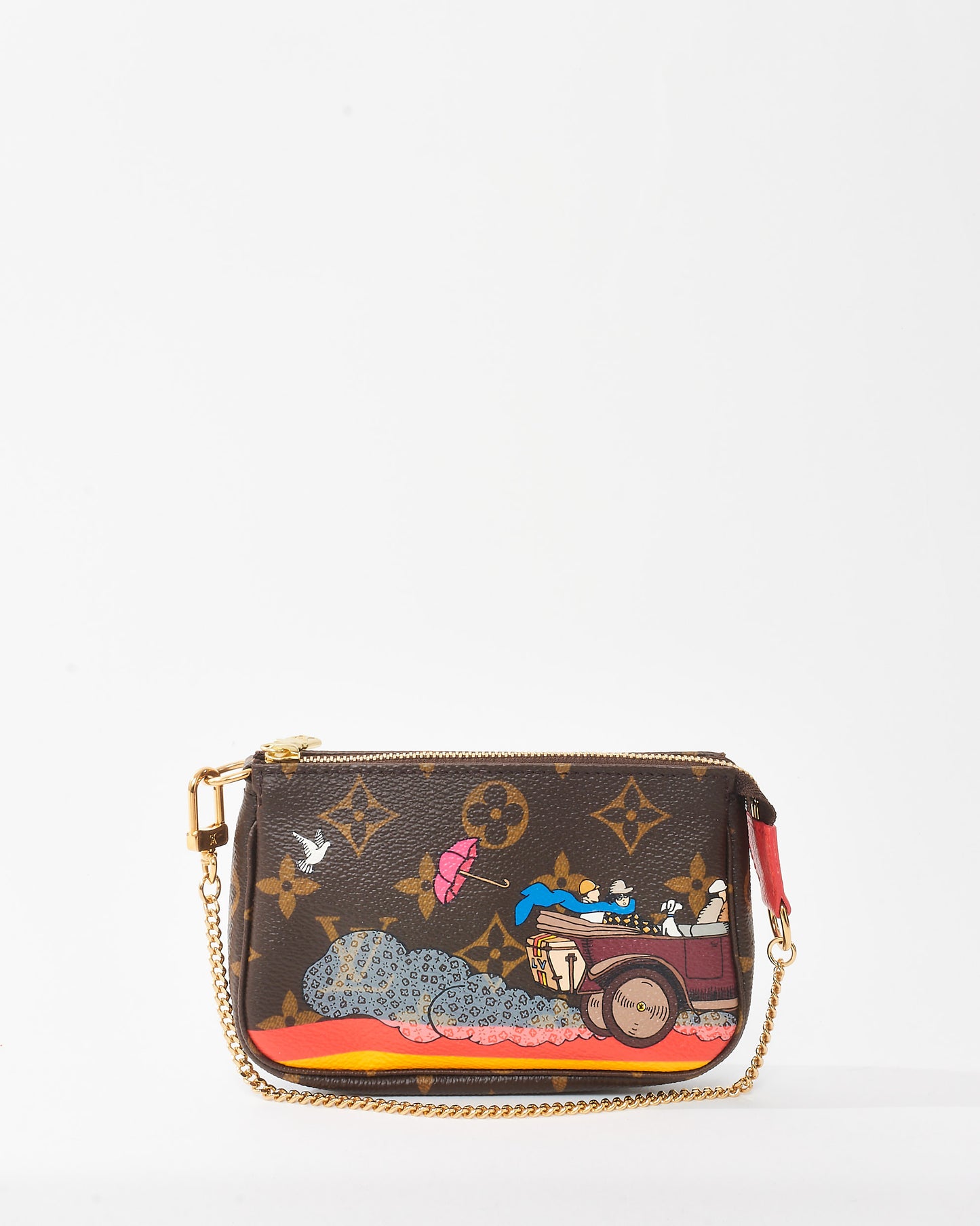 Louis Vuitton Monogram Coated Canvas 2015 Evasion Limited Edition Mini Pochette D'Accessoires