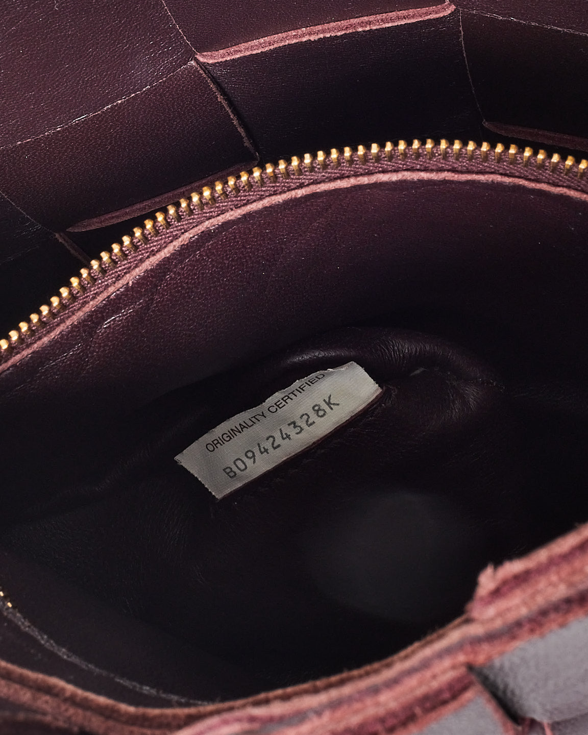 Bottega Veneta Burgundy Maxi Intrecciato Leather Cassette Messenger Bag