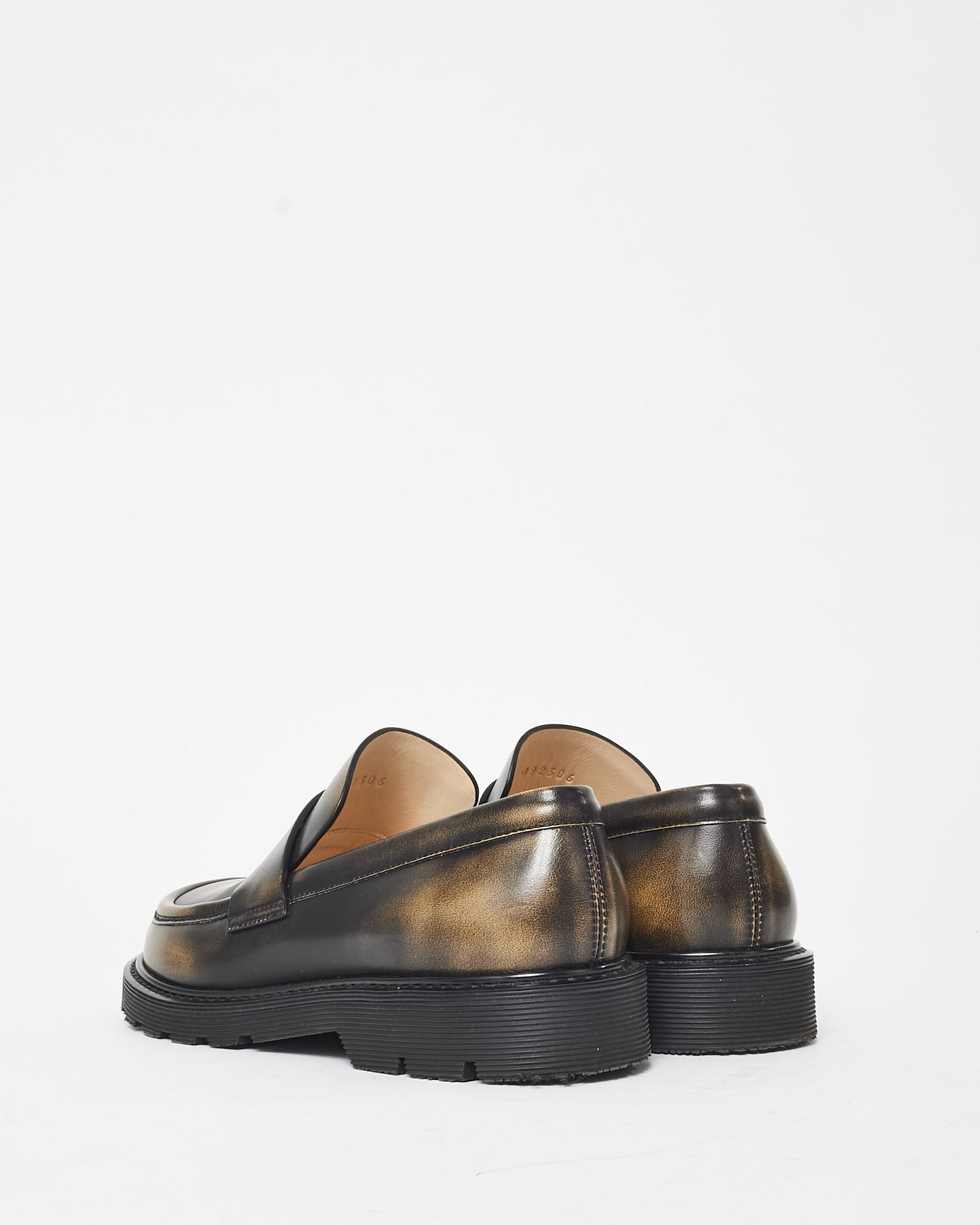 Loewe Brown Leather Blaze Loafer - 36