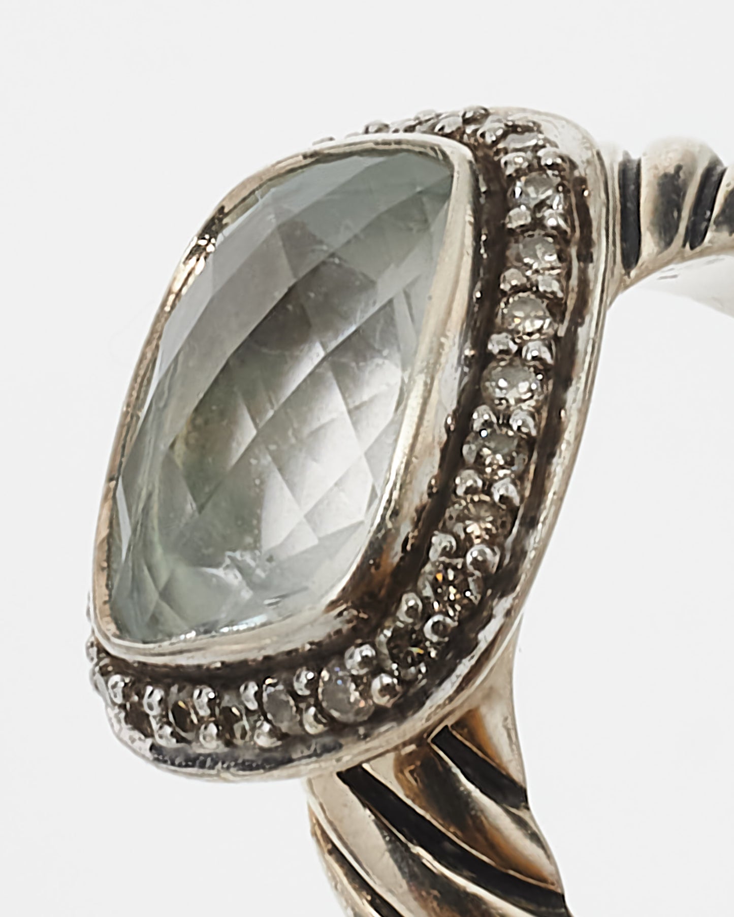 David Yurman Diamond & Stone Noblesse Cocktail Ring - 5