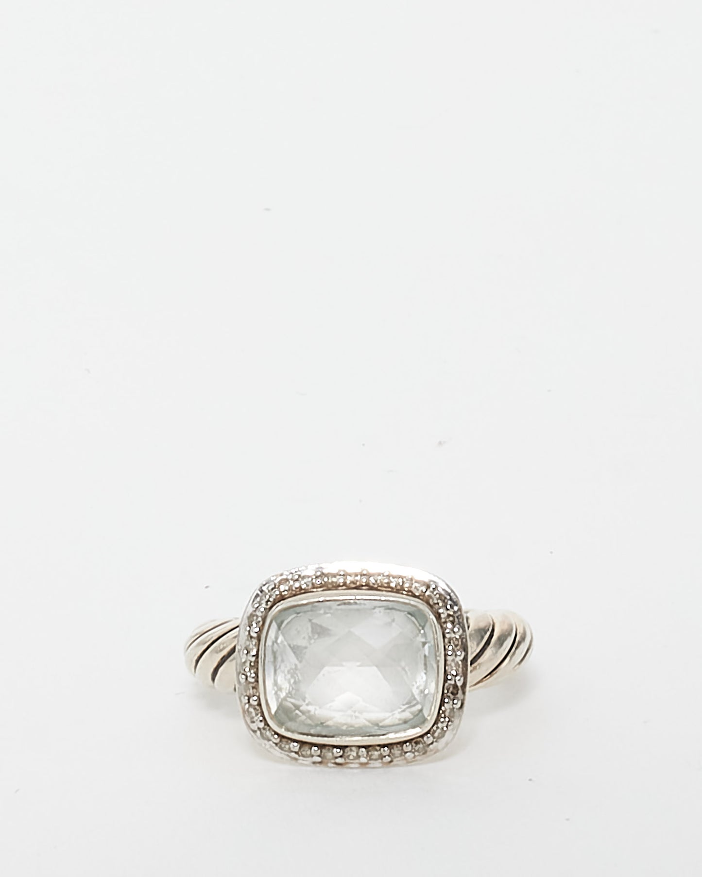 David Yurman Diamond & Stone Noblesse Cocktail Ring - 5