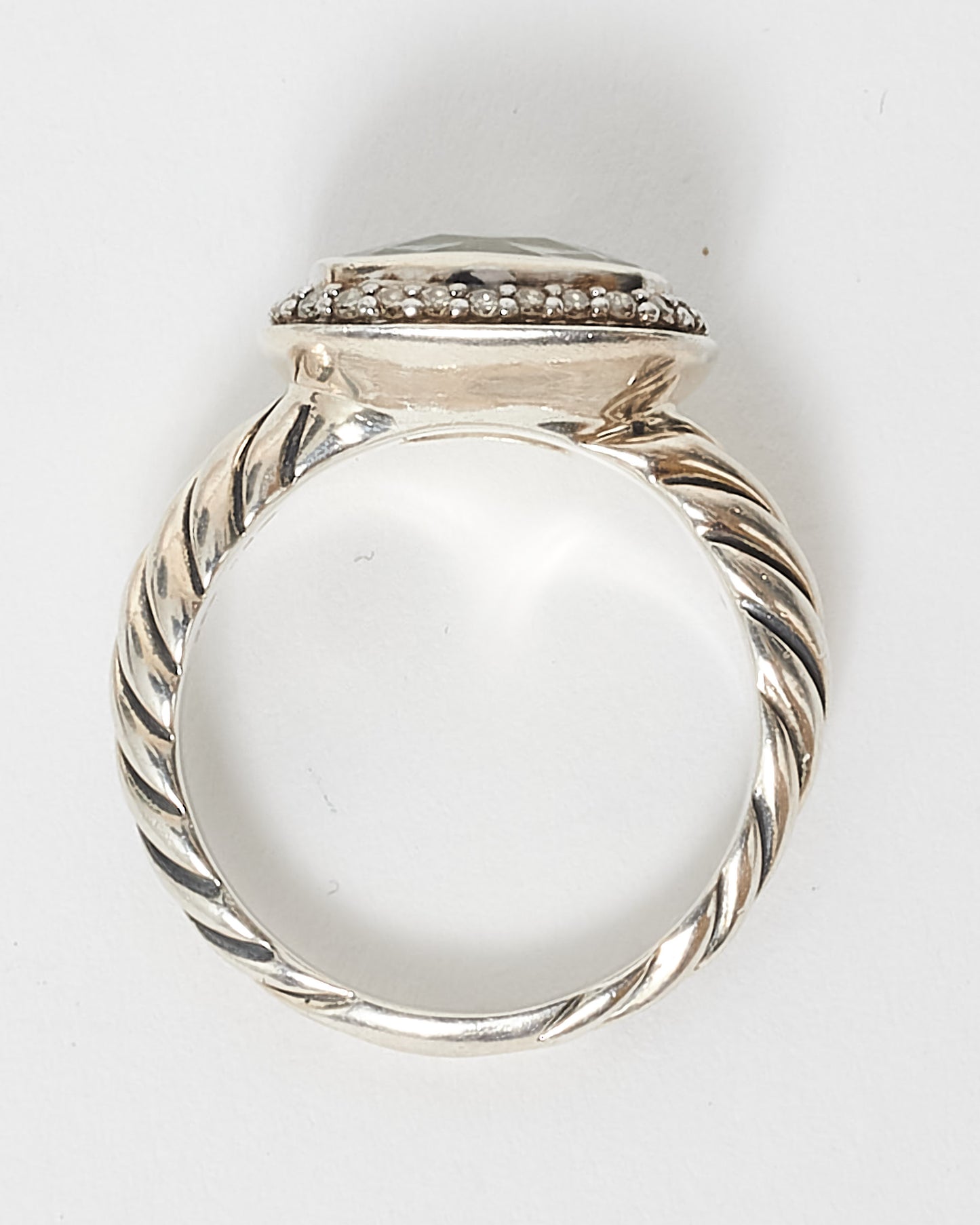 David Yurman Diamond & Stone Noblesse Cocktail Ring - 5