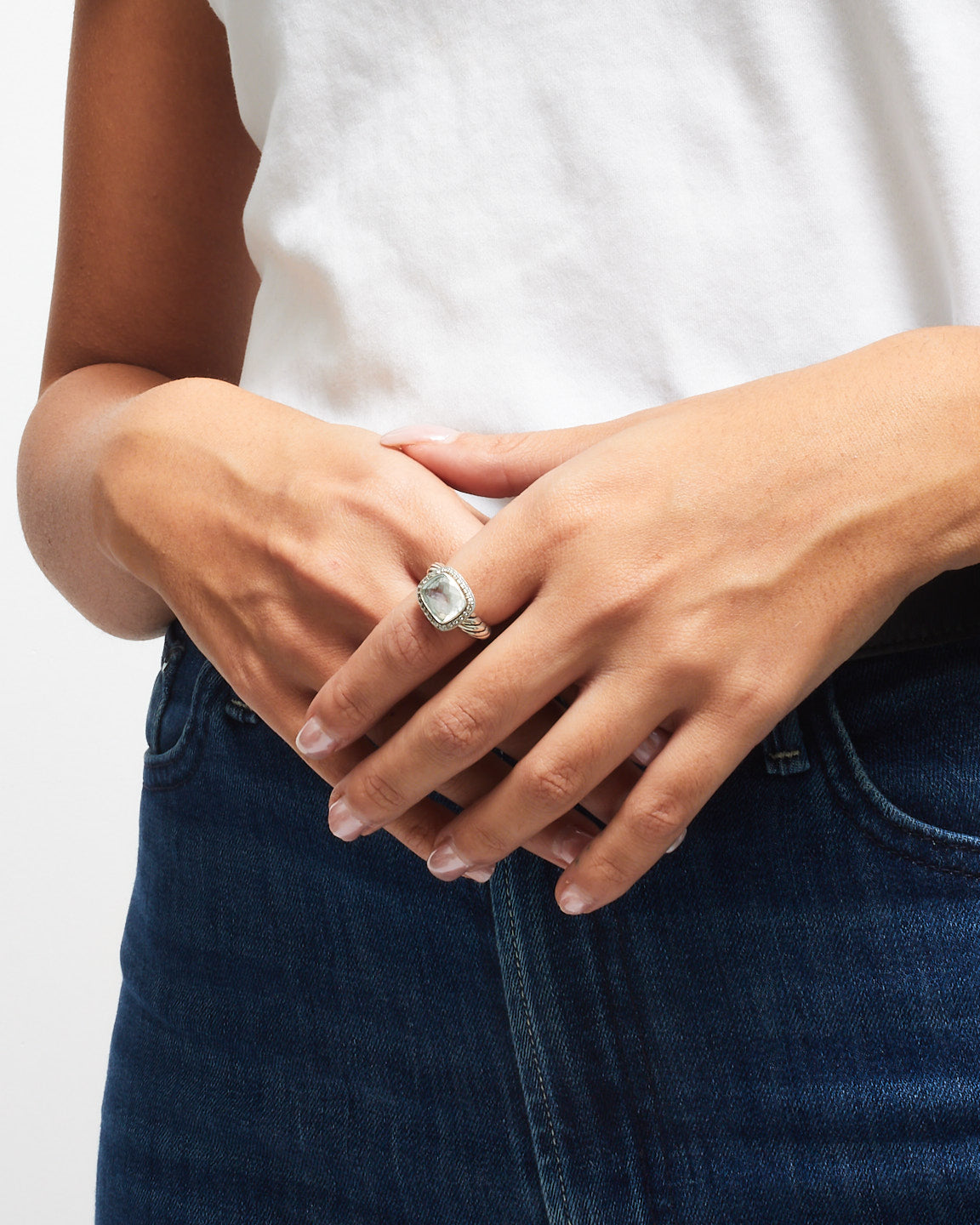 David Yurman Diamond & Stone Noblesse Cocktail Ring - 5