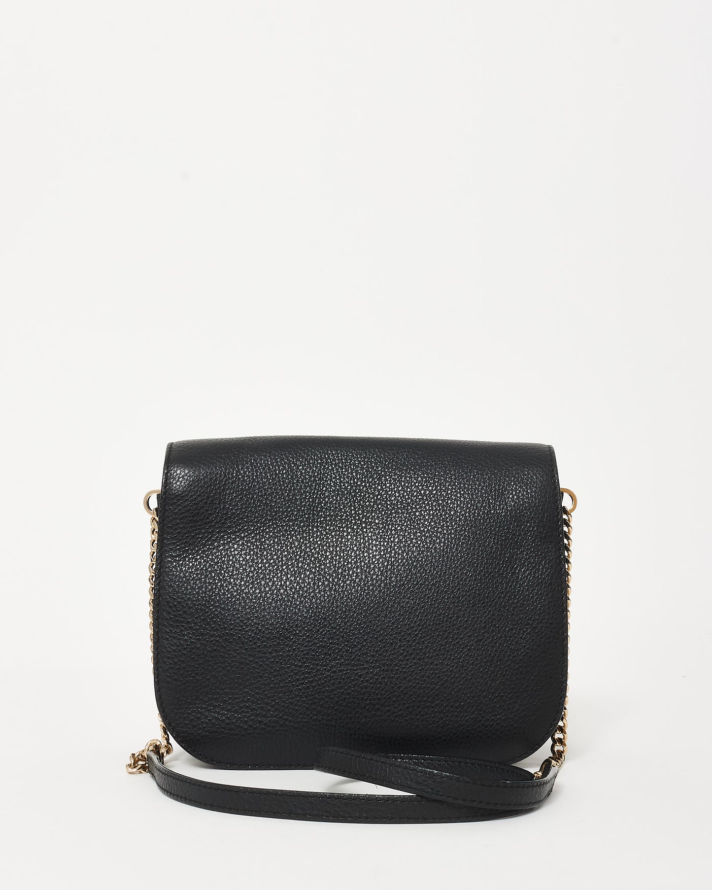 Jimmy Choo Black Leather Shadow Crossbody Bag