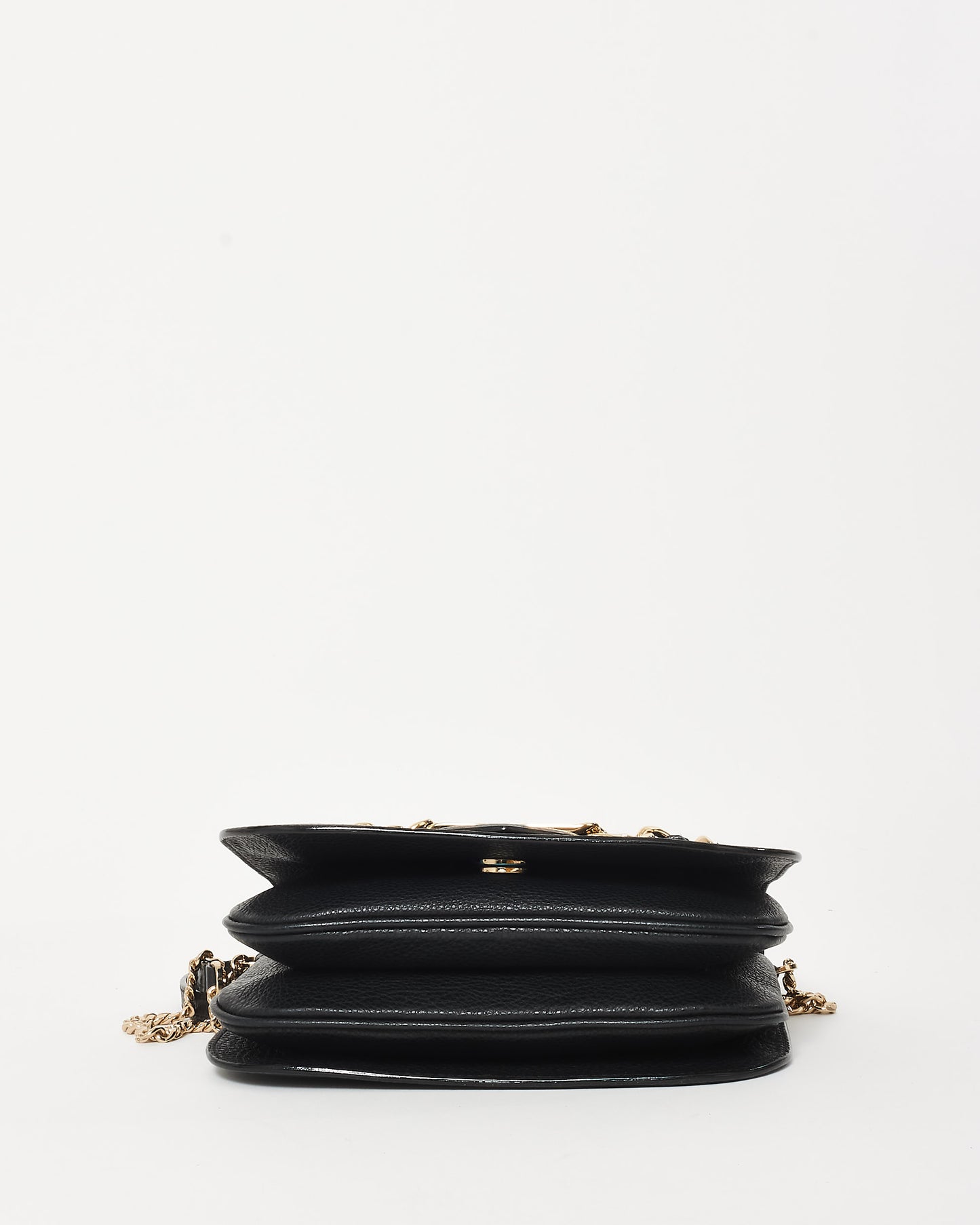 Jimmy Choo Black Leather Shadow Crossbody Bag