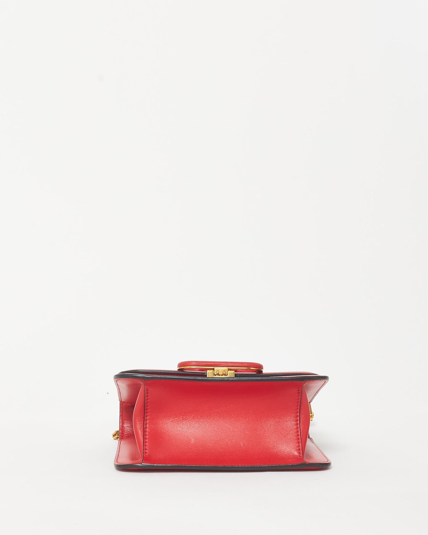 Valentino Red Leather VSling Micro Crossbody Bag