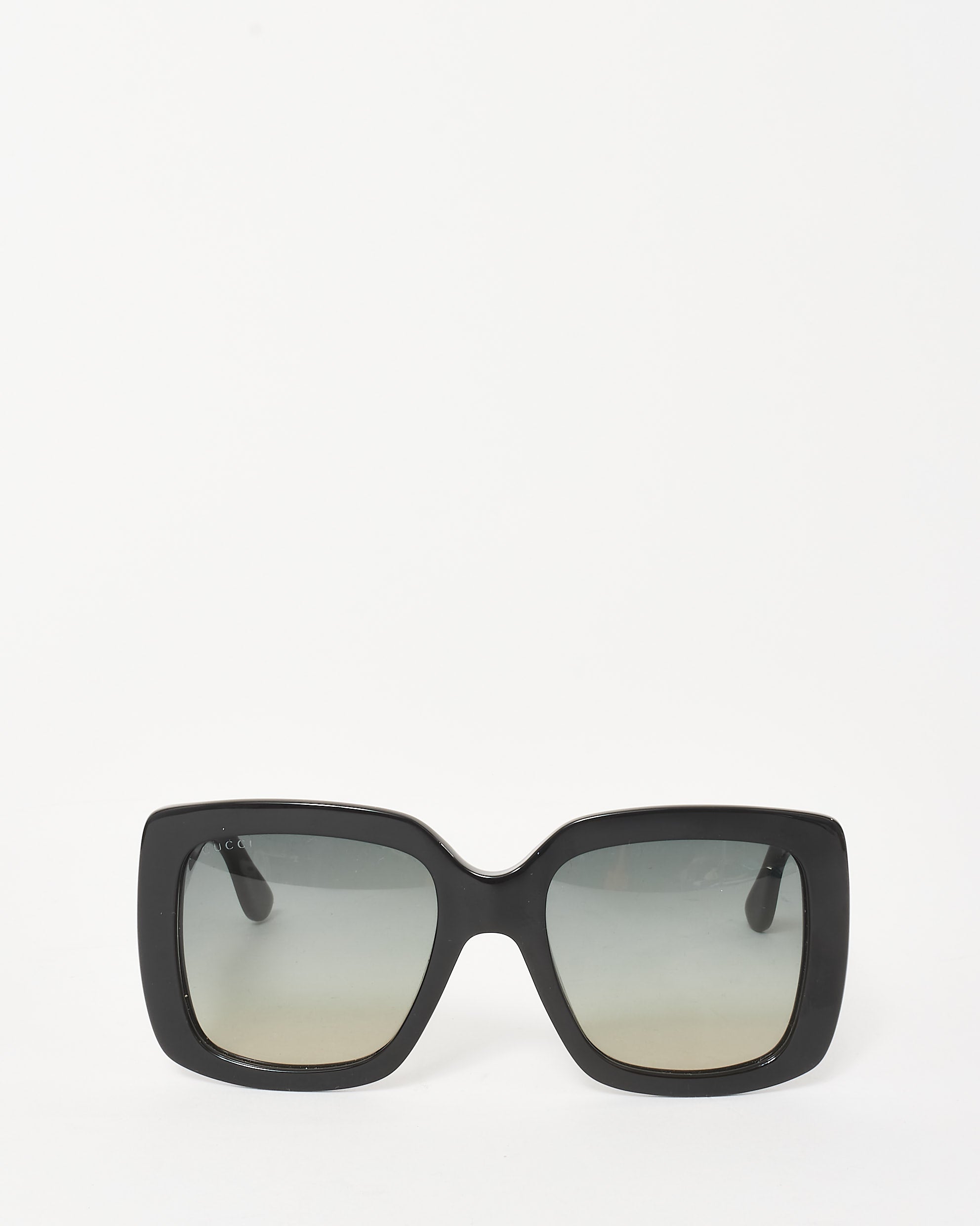 Gucci Black Acetate Logo Oversized GG0036S Square Sunglasses