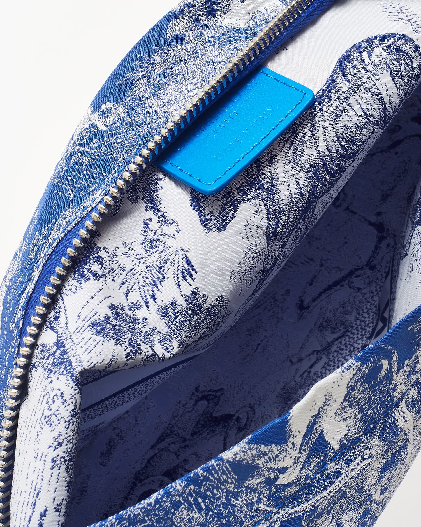 Dior Blue Toile De Jouy Logo Nylon Pouch