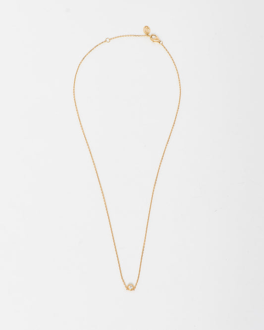 Cartier Yellow Gold & Diamond Cartier D'Amour Pendant Necklace