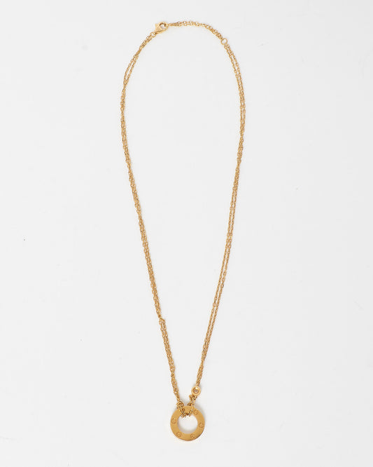 Cartier Yellow Gold & Diamond Love Necklace