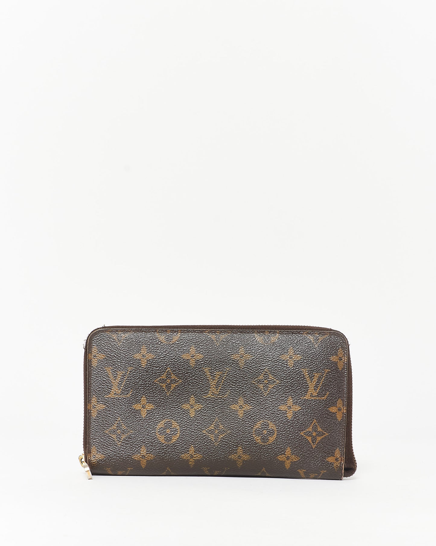 Louis Vuitton Monogram Canvas Zippy Organizer Wallet w/ Initials