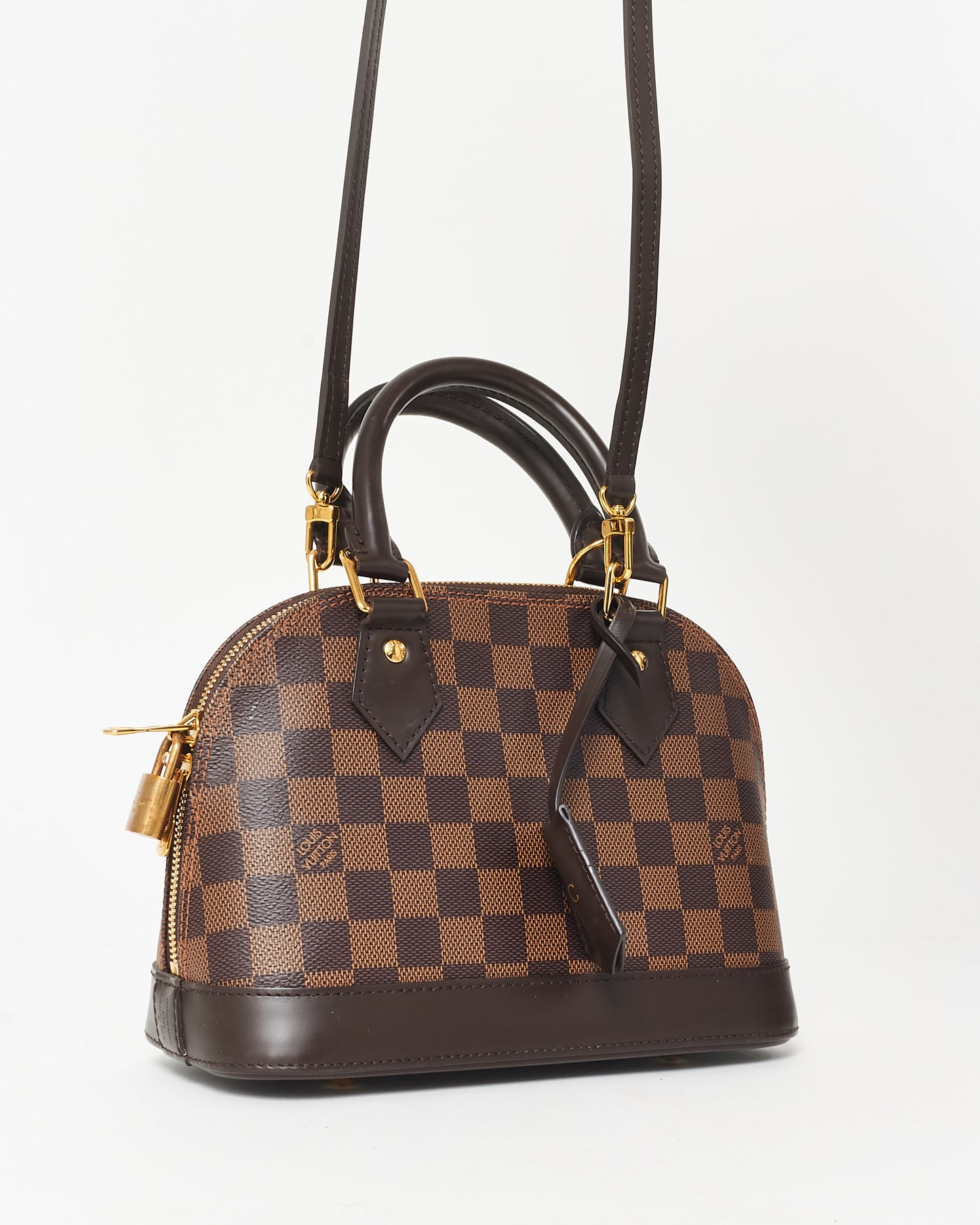 Louis Vuitton Damier Ebene Coated Canvas Alma BB Bag