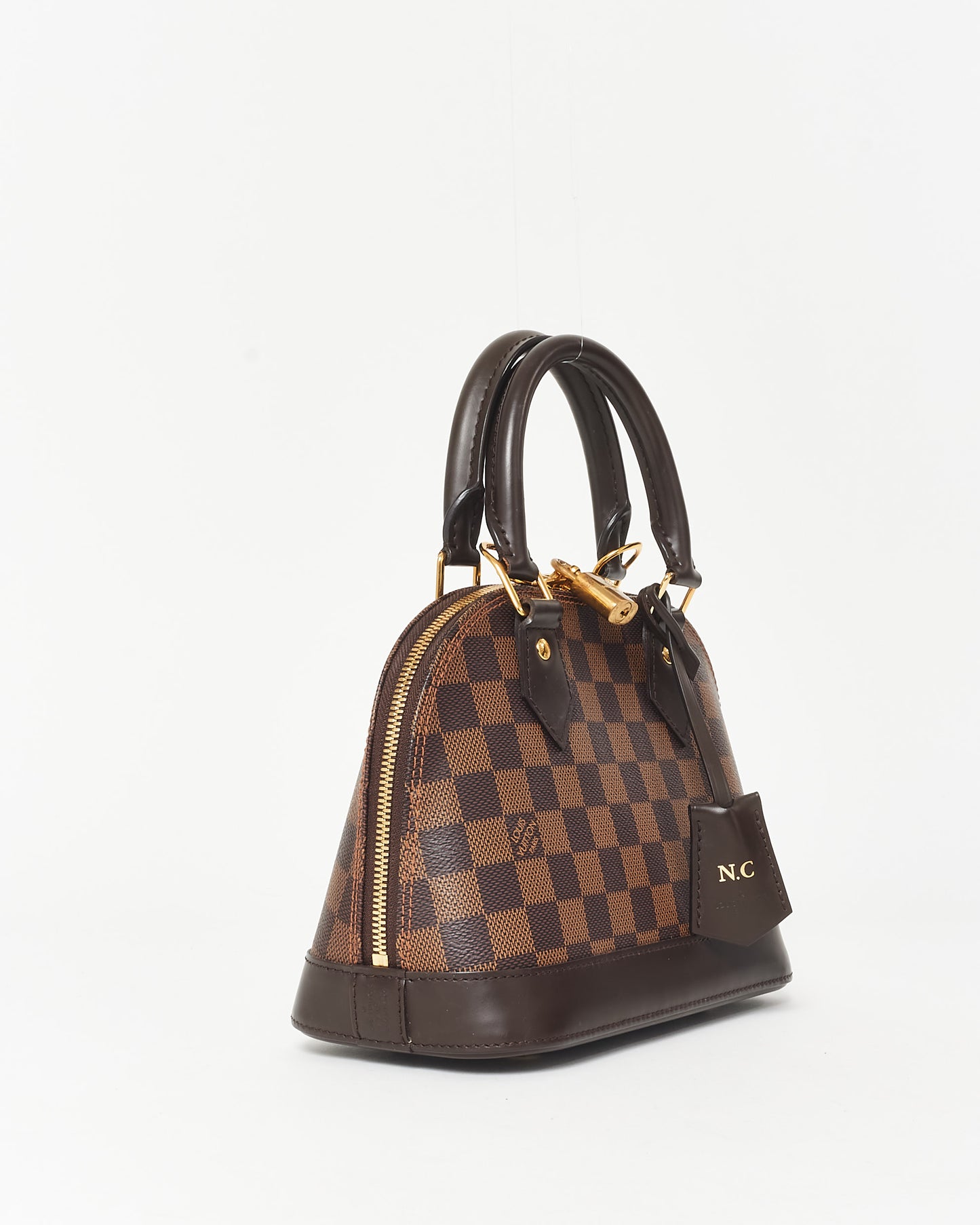 Louis Vuitton Damier Ebene Coated Canvas Alma BB Bag