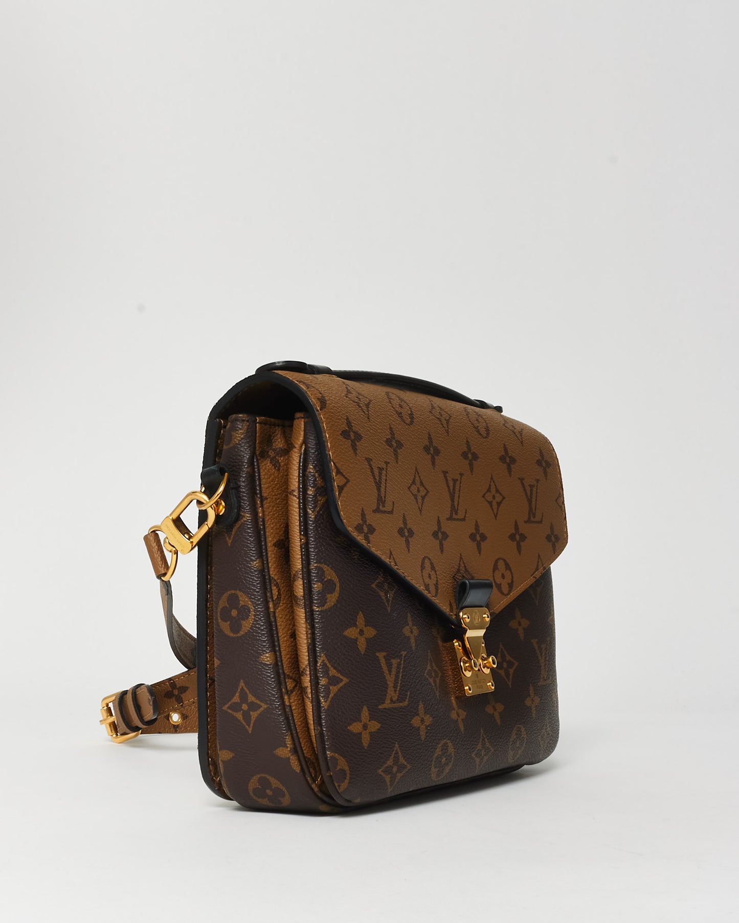 Louis Vuitton Reverse Monogram Coated Canvas Pochette Metis